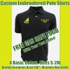 Picture of Gas Safe Logo Custom Embroidered PERSONALISED Polo Shirt