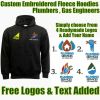 Picture of Gas Safe Custom Embroidered PERSONALISED Pullover Hoodie With Logo