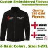 Picture of NICEIC LOGO Embroidered PERSONALISED Fleece Jackets With Your Text