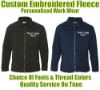 Picture of Custom Embroidered Fleece Jacket Personalised With Your Text 