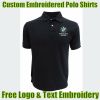 Picture of Custom Embroidered Polo Shirt With Logo Garages & Technicians Names Work Wear 