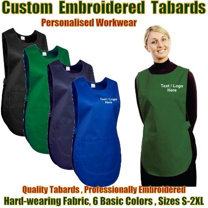 Picture of Custom Embroidered TABARDS Cleaning Aprons