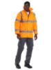 Picture of Custom Printed High Visibility Unisex Road Safety Jacket